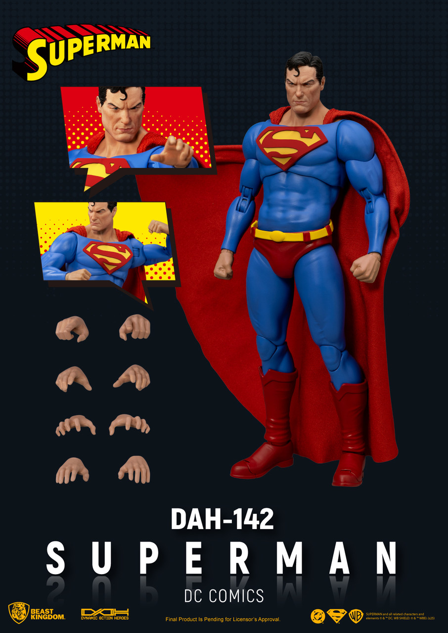 DC COMIC DAH-142 DYNAMIC 8-CTION SUPERMAN ACTION FIGURE