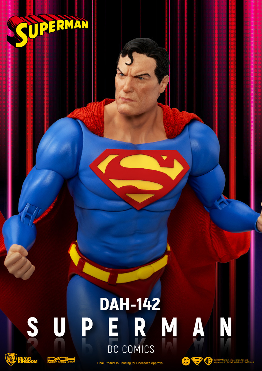 DC COMIC DAH-142 DYNAMIC 8-CTION SUPERMAN ACTION FIGURE