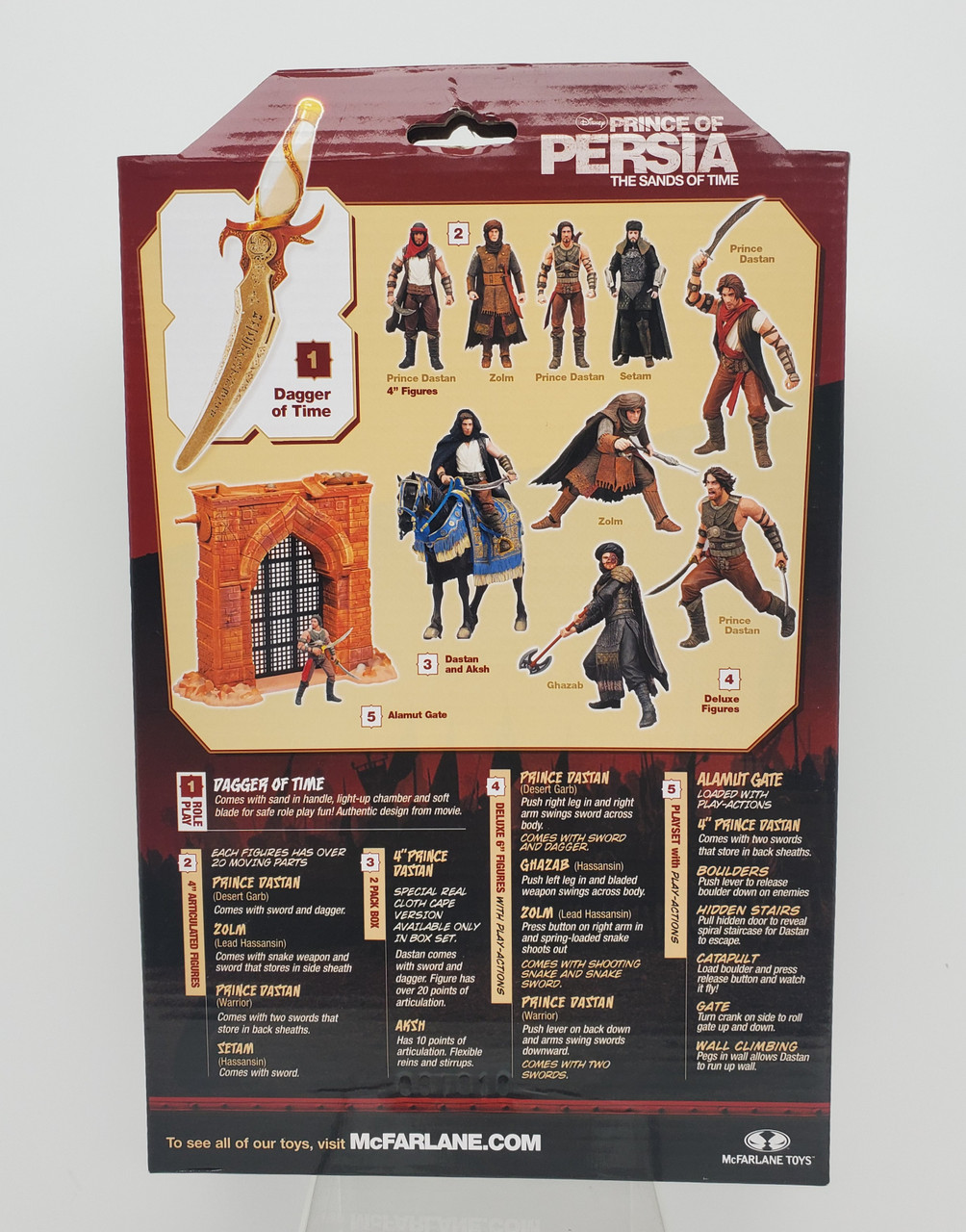 McFarlane (2010) Disney's Prince of Persia Dagger Of Time Roleplay
