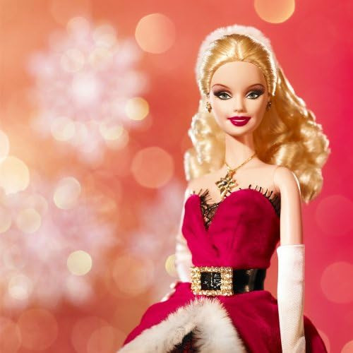 2007 Holiday Barbie Doll Red Velvet dress 2007 Holiday Barbie Doll Red Velvet dress