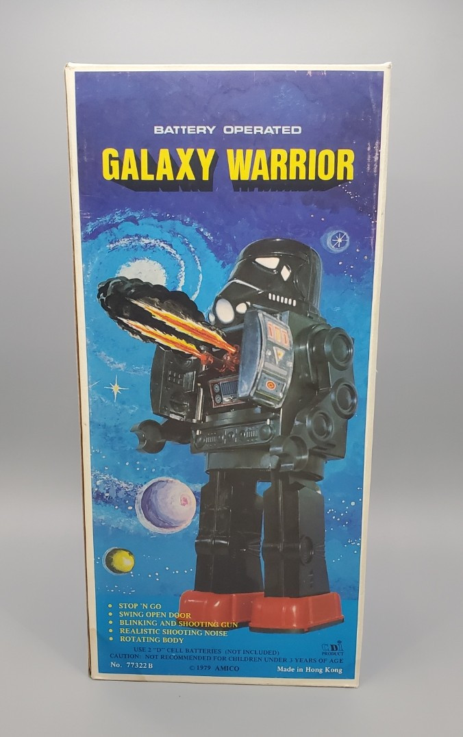 Amico (1979) GALAXY WARRIOR and MOON EXPLORER Robot set