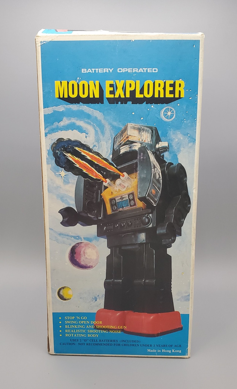 Amico (1979) GALAXY WARRIOR and MOON EXPLORER Robot set