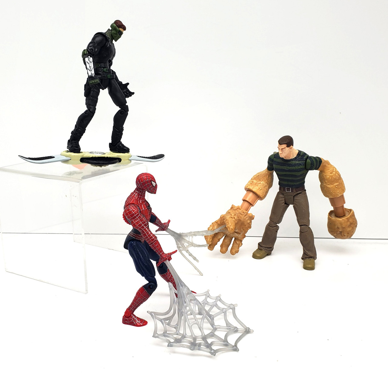 Hasbro (2003) Spider-Man 3 Green Goblin, Sandman and Spider-Man