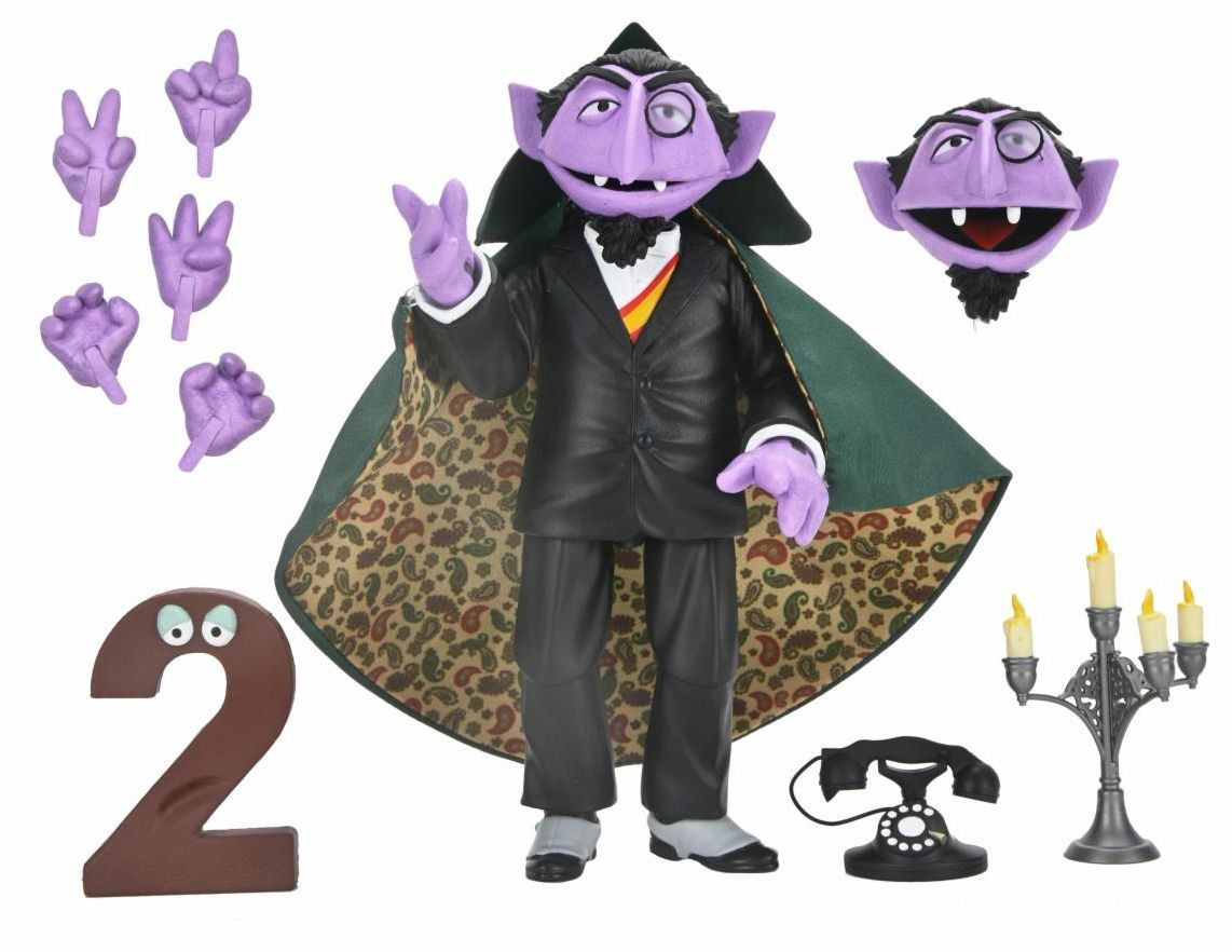 NECA セサミストリート カウント Count フィギュア 7インチ ネカ NECA Sesame Street - 7” Scale Action Figure - Ultimate The Count
