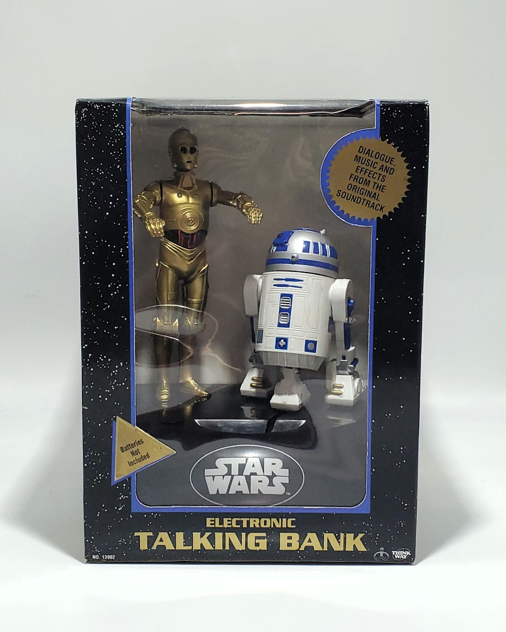 Thinkway Toys (1995) Star Wars C-3PO and R2-D2 Electronic Talking Bank