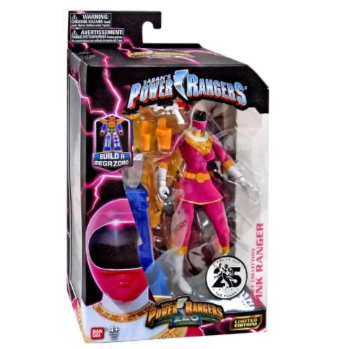 Power Rangers Exclusive Rangers Bandai Power Rangers ZEO Legacy Build A Megazord Pink Ranger Exclusive ...