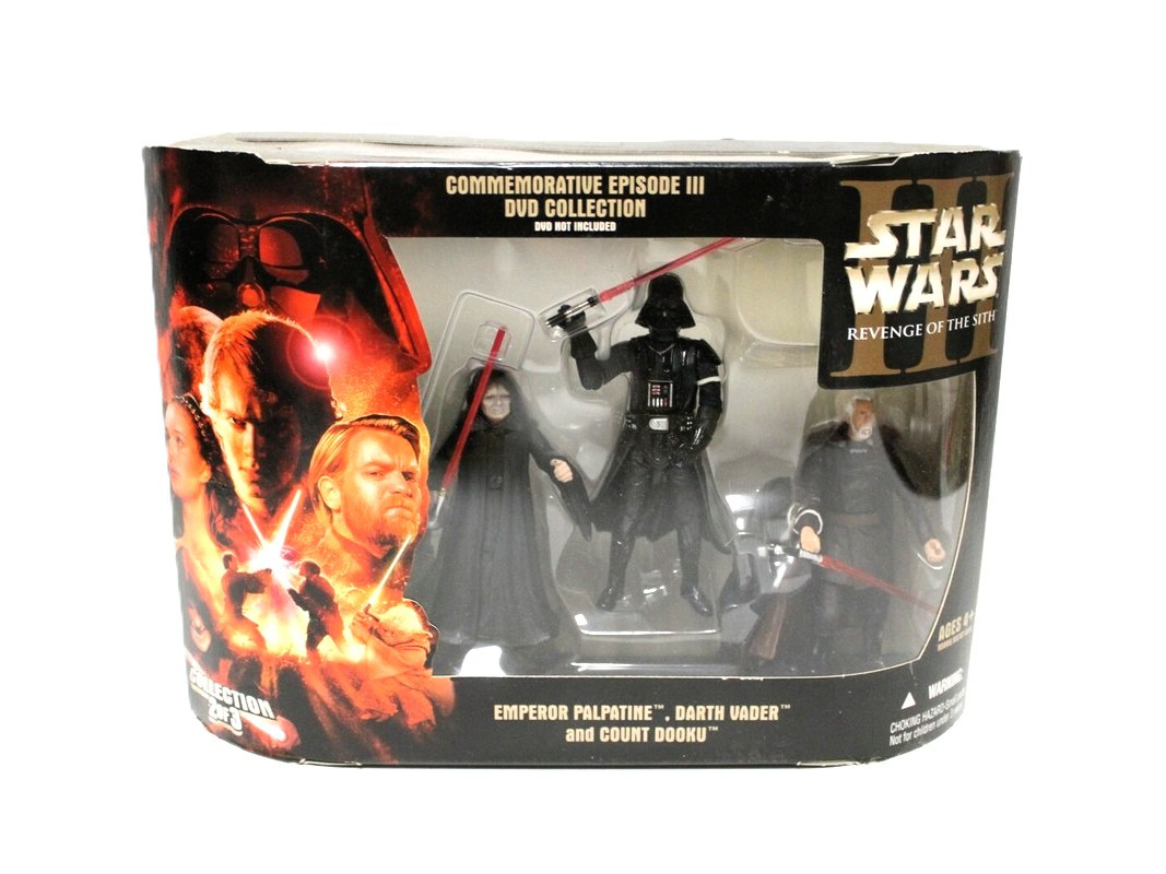STAR WARS Revenge of the Sith フィギュアセット Hasbro Star Wars Revenge of the Sith SITH LORDS Commemorative DVD