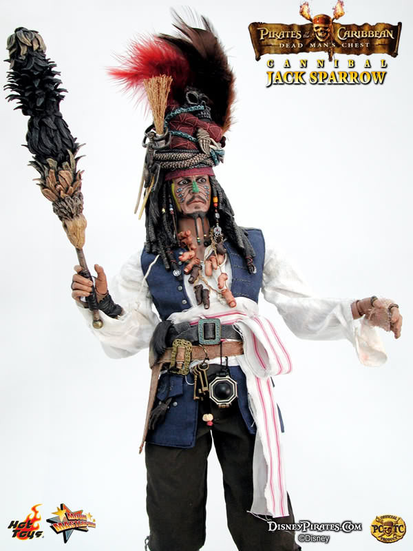 Hot Toys MMS 57 POTC 2: Dead Man's Chest Cannibal Jack Sparrow