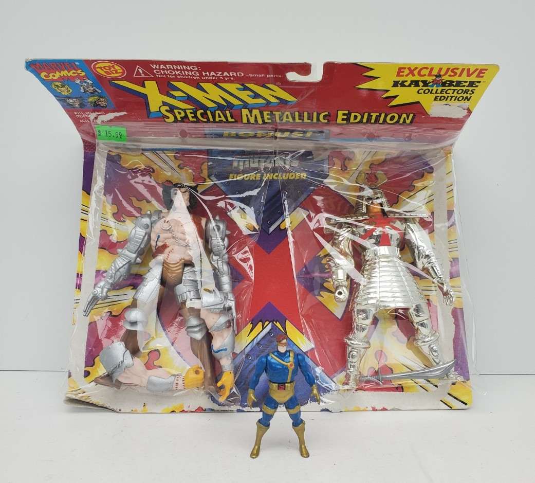 未開封☆シルバーサムライ＆ロボットウルヴァリン+α/X-MEN、TOYBIZ ToyBiz (1994) X-Men Robot Wolverine and Silver Samurai Action