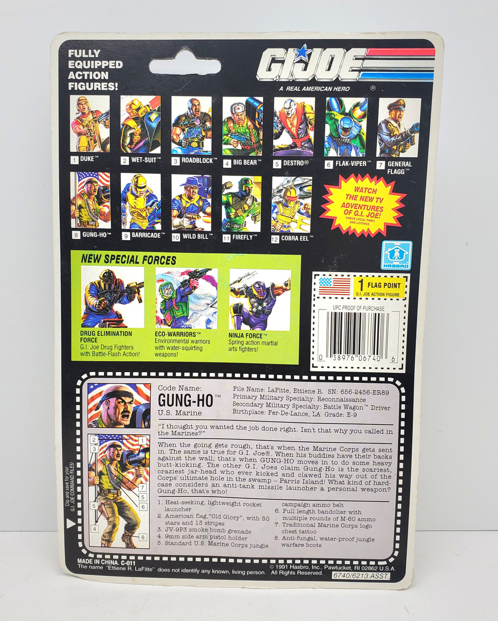 Hasbro (1991) G.I. Joe Gung-Ho 3.75