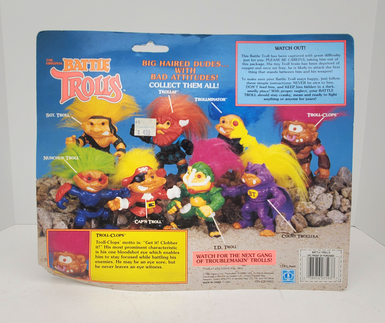 Hasbro (1992) Battle Trolls Troll-Clops action figure