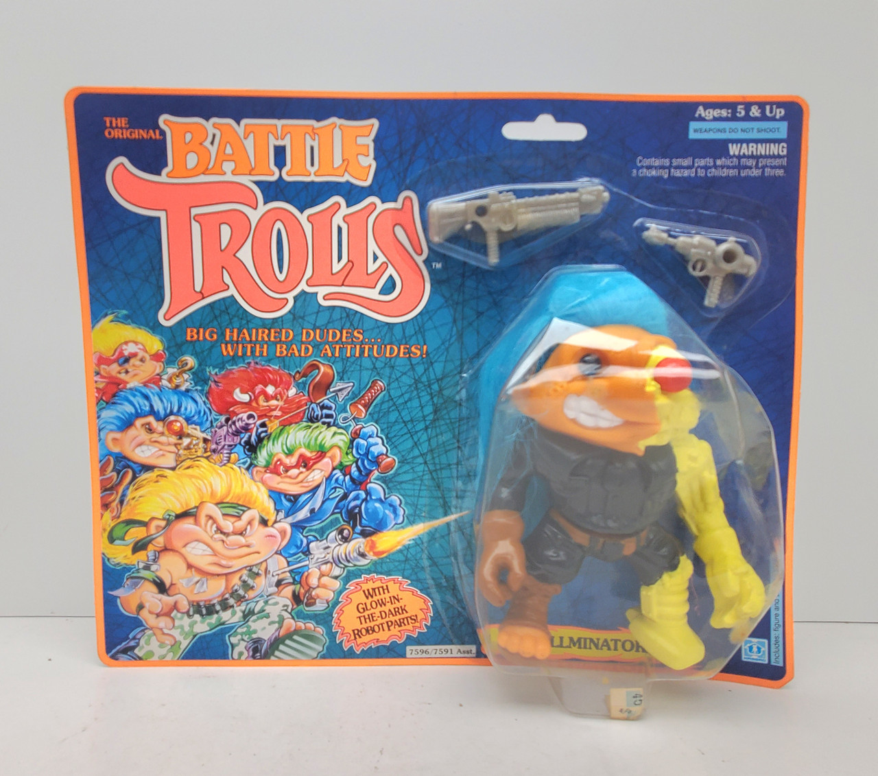 Hasbro 1992 Battle Trolls Trollminator Action Figure 2 Hasbro 1992 Battle Trolls Trollminator Action Figure 2