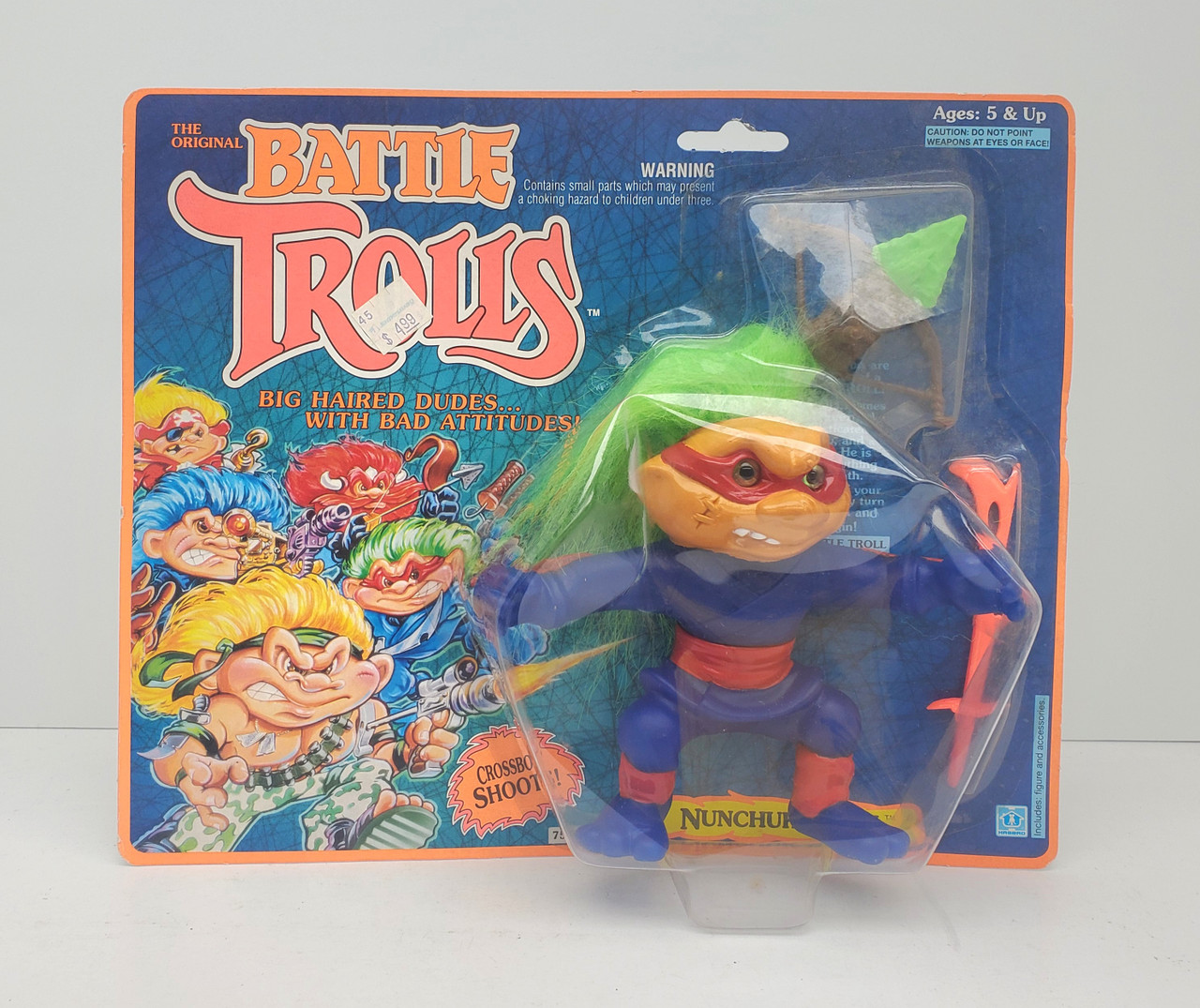 Hasbro 1992 Battle Trolls Nunchuk Troll Action Figure Hasbro 1992 Battle Trolls Nunchuk Troll Action Figure