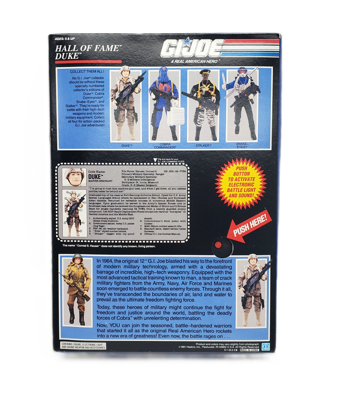 Hasbro (1991)G.I. JOE Hall of Fame Duke 12