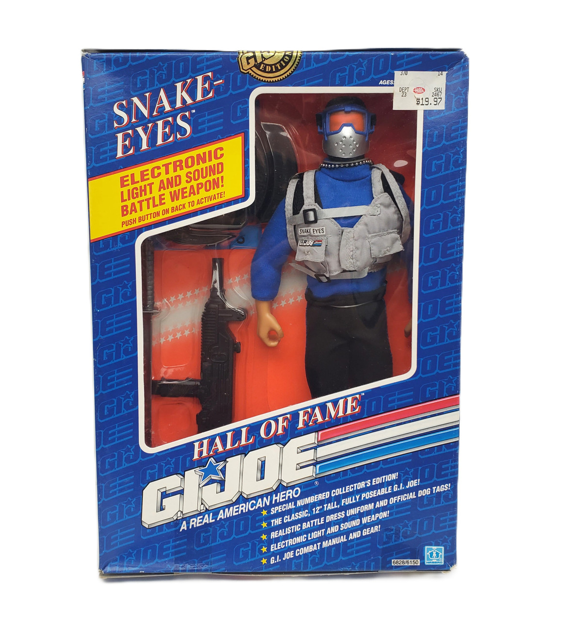 Hasbro (1991)G.I. JOE Hall of Fame Snake Eyes 12