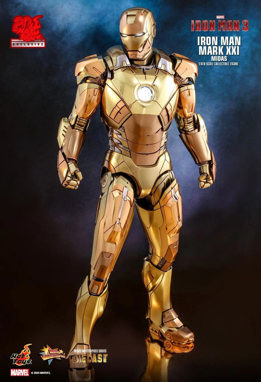 新品未開封　ホットトイズ IRONMAN Mk21 MIDAS MM208 Hot Toys Iron Man Mark XXI Midas Sixth Scale Figure Movie