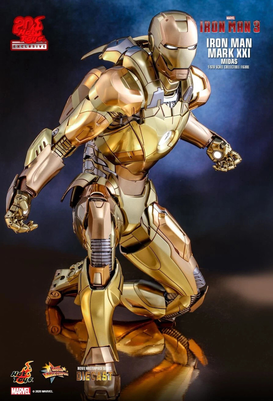 Hot Toys Iron Man Mark XXI Midas Sixth Scale Figure Movie