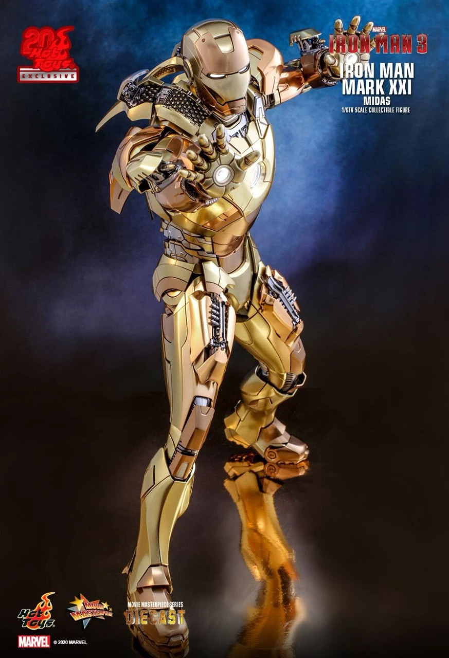 Hot Toys Iron Man Mark XXI Midas Sixth Scale Figure Movie