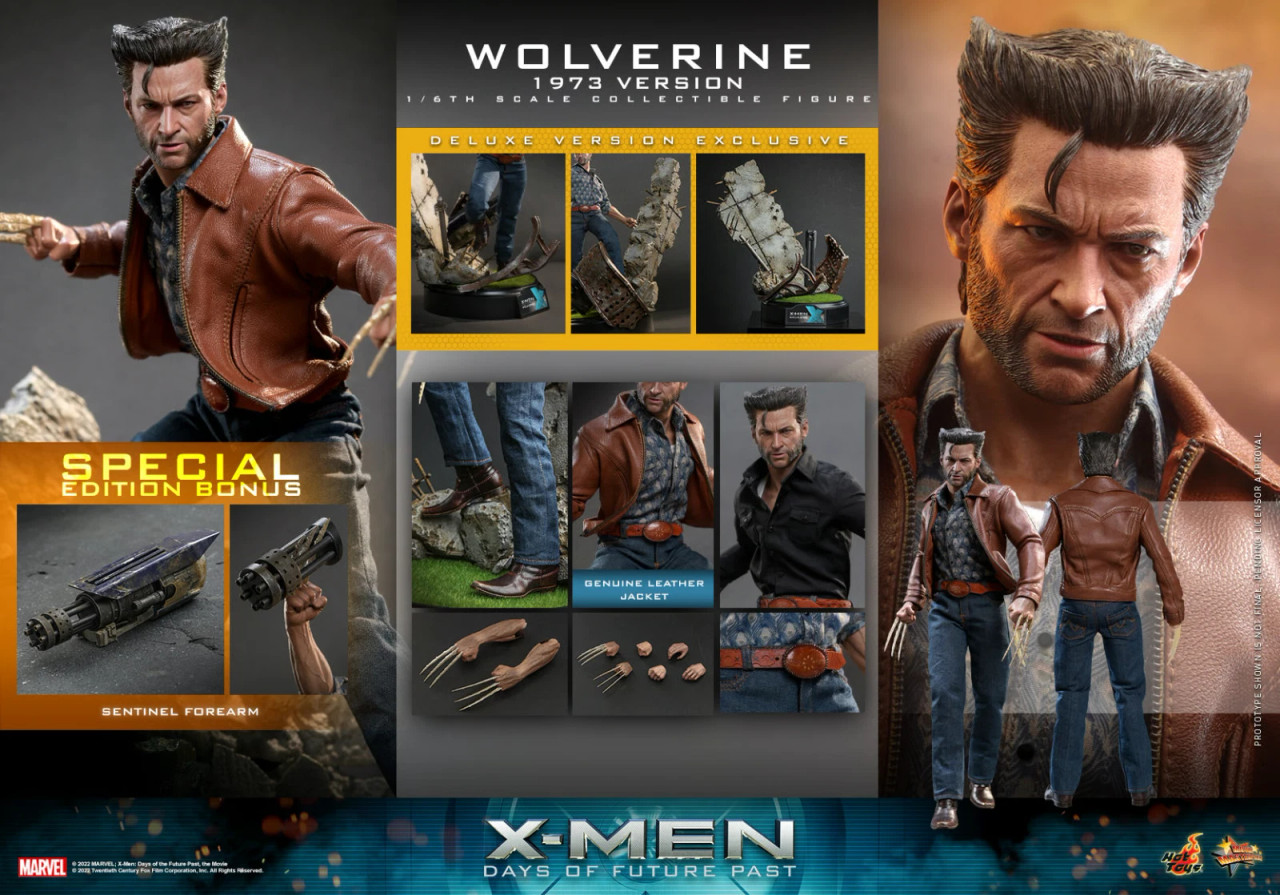 Hot Toys MMS660B Days Of Future Past Wolverine (1973) Deluxe Version