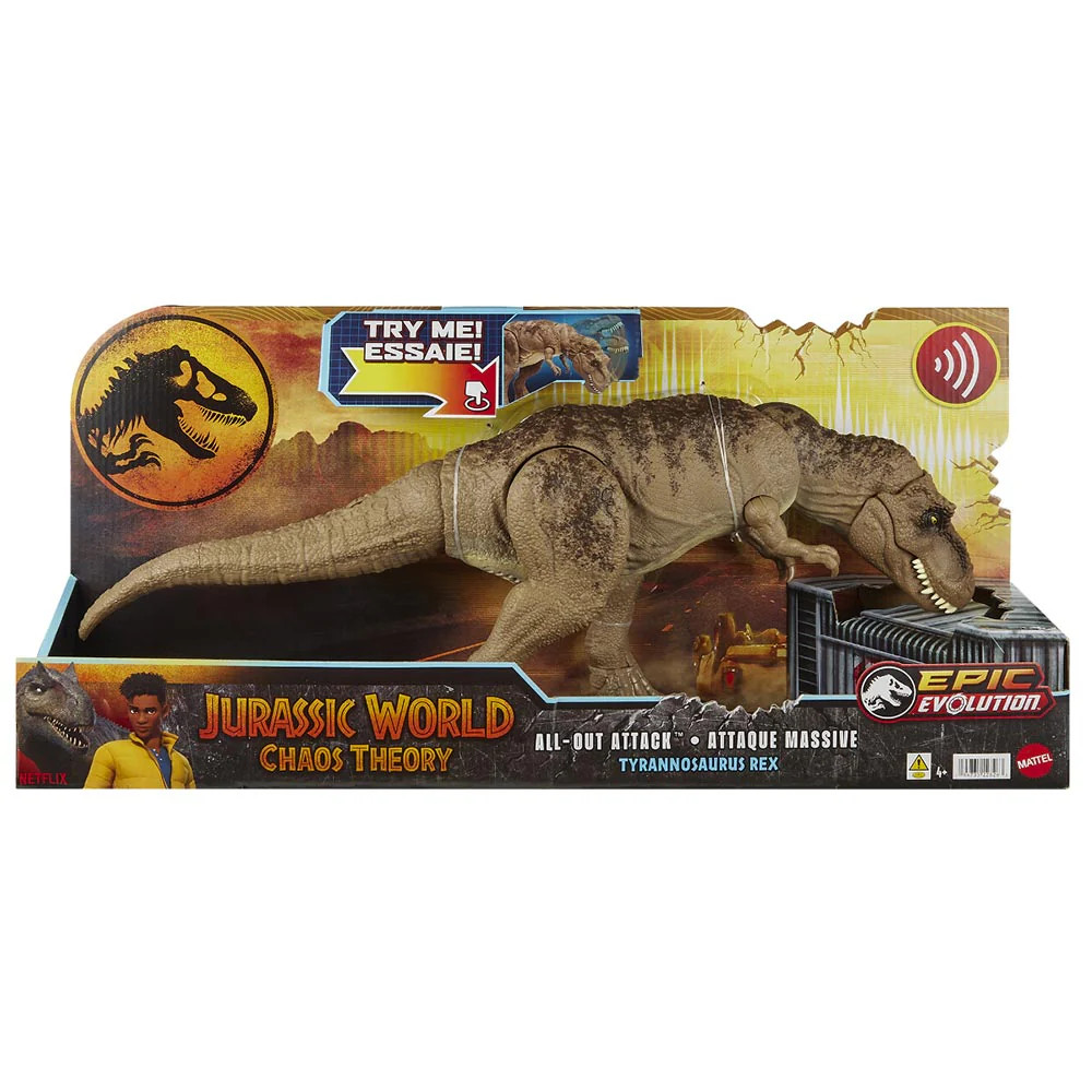 Jurassic World Chaos Theory All-Out Attack Tyrannosaurus Rex