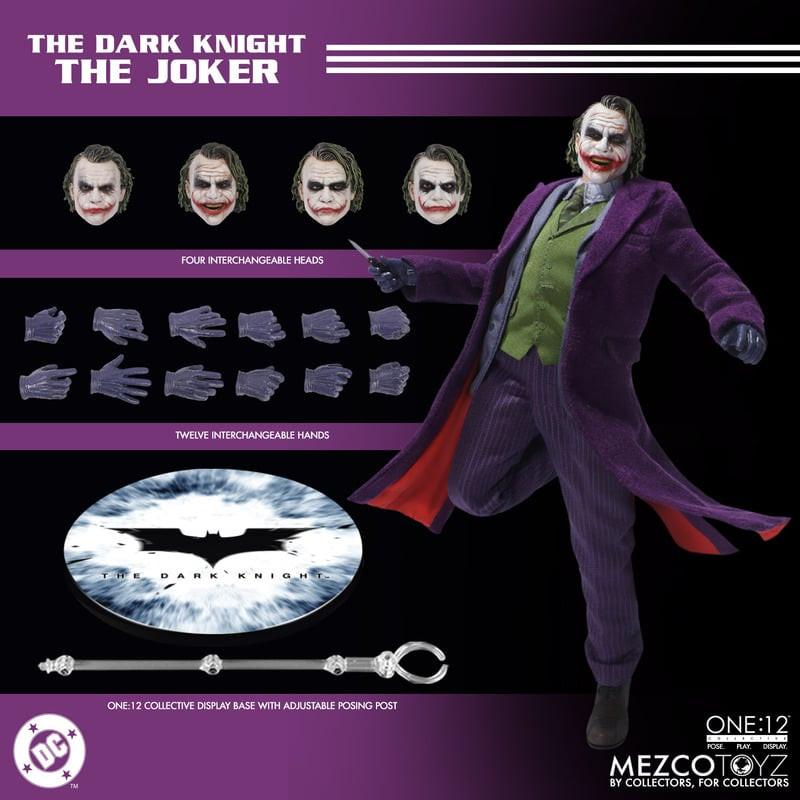 MEZCO ワン12コレクティブ ジョーカー ★レア★ Mezco One:12 Collective The Dark Knight: Joker