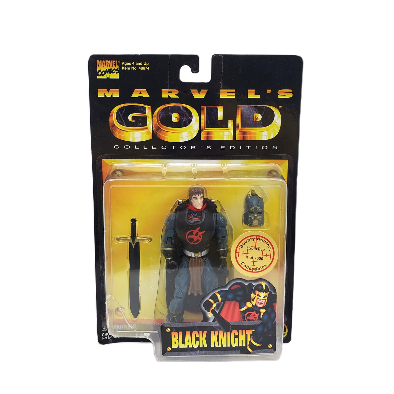ToyBiz (1999) Marvel's Gold Black Knight Action Figure