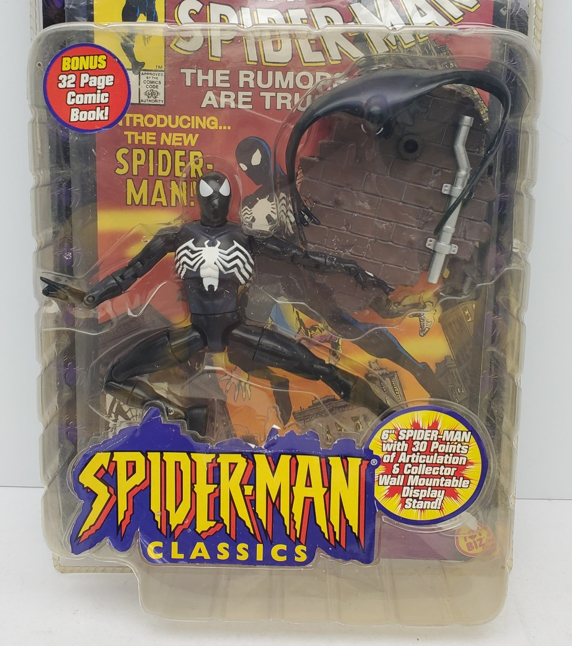 【希少】スパイダーマン クラシックス ブラックスーツ フィギュア TOYBIZ 20250924_1528131__58515.