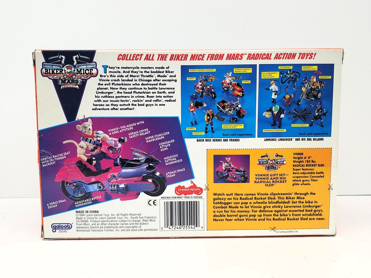 Galoob (1994) Biker Mice From Mars- 