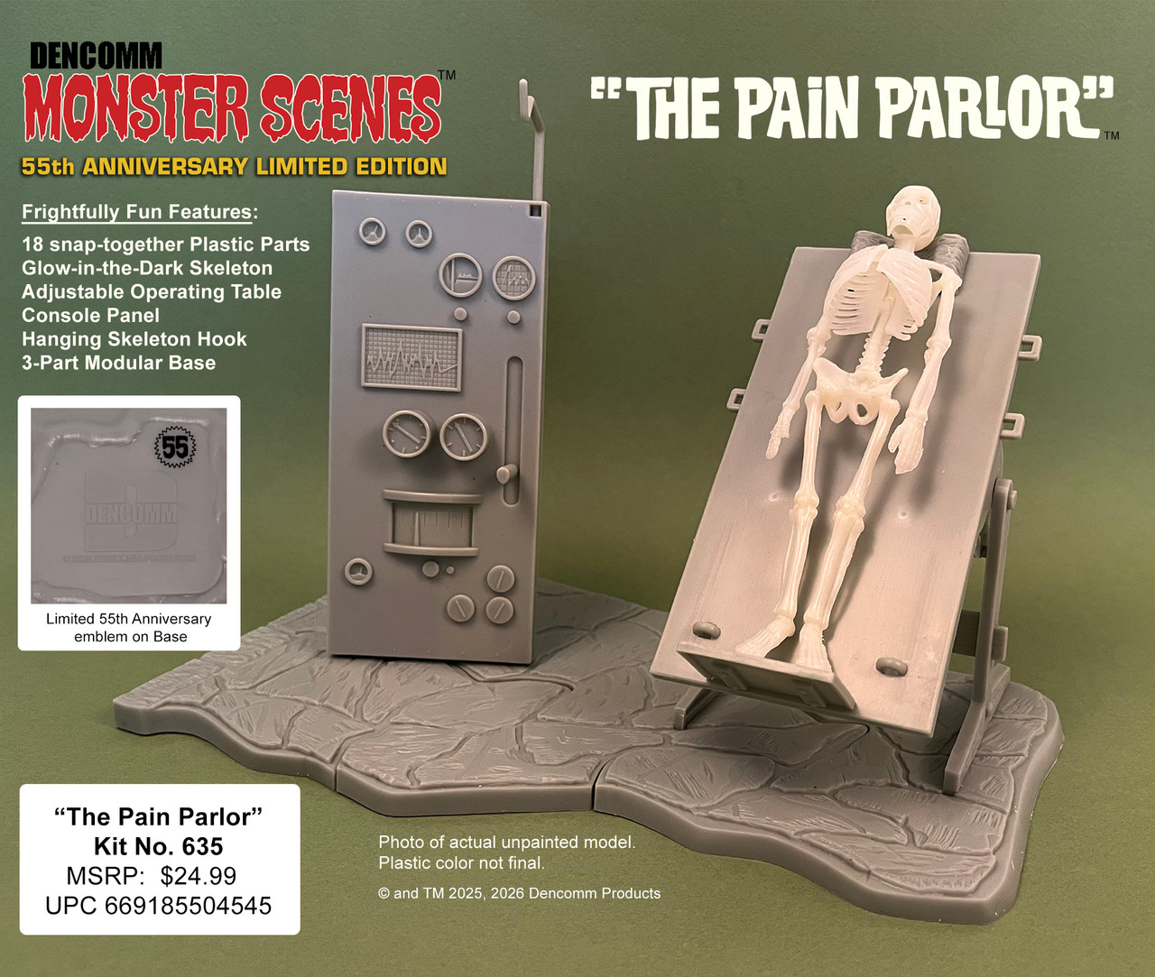 Monster Scenes 55th Anniversary Limited Edition Set of 4