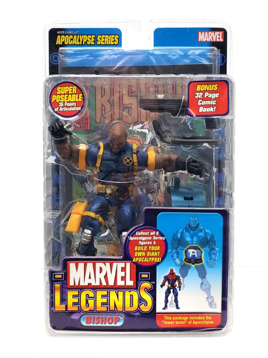 ToyBiz (2005) Marvel Legends Bishop (long hair) Apocalypse BAF Series ToyBiz (2005) Marvel Legends Bishop (long hair) Apocalypse BAF Series