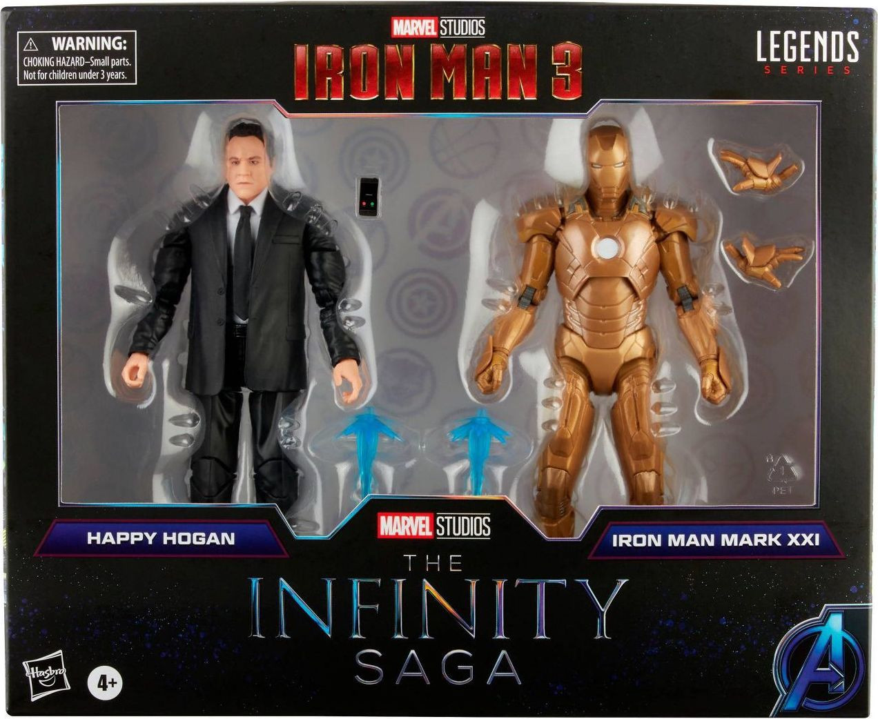 Marvel Legends Iron Man Midas Armor & Happy Hogan INFINTY SAGA 2