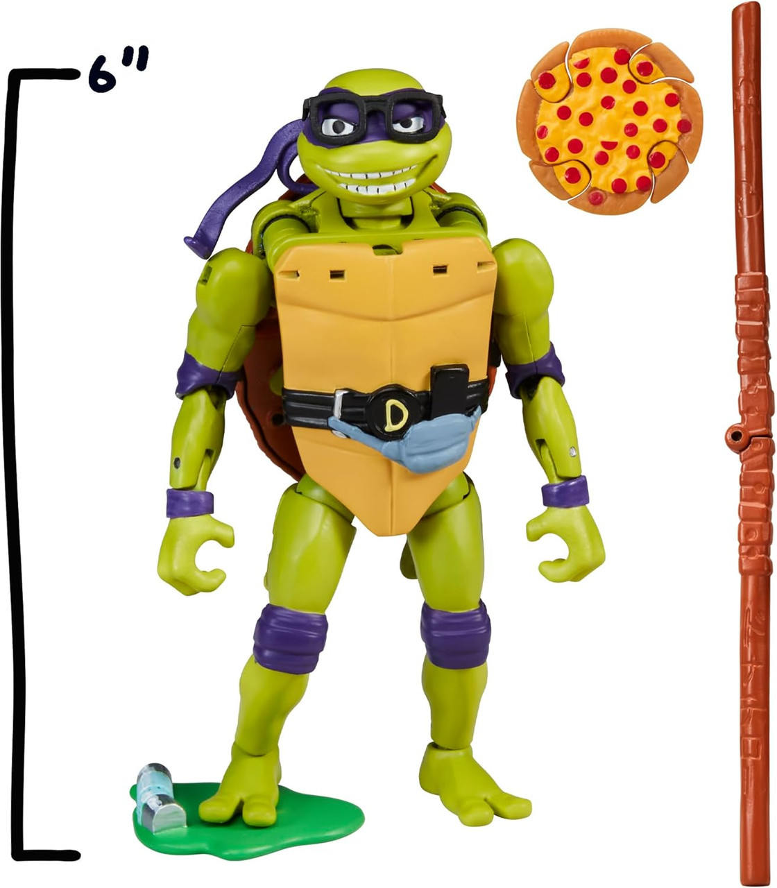Tales of the TMNT MUTATIONS Donatello Pet to Ninja action figure