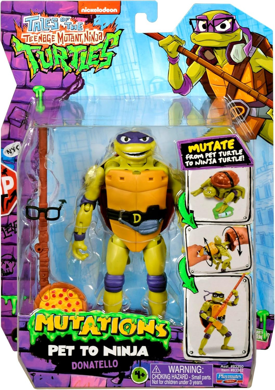 Tales of the TMNT MUTATIONS Donatello Pet to Ninja action figure
