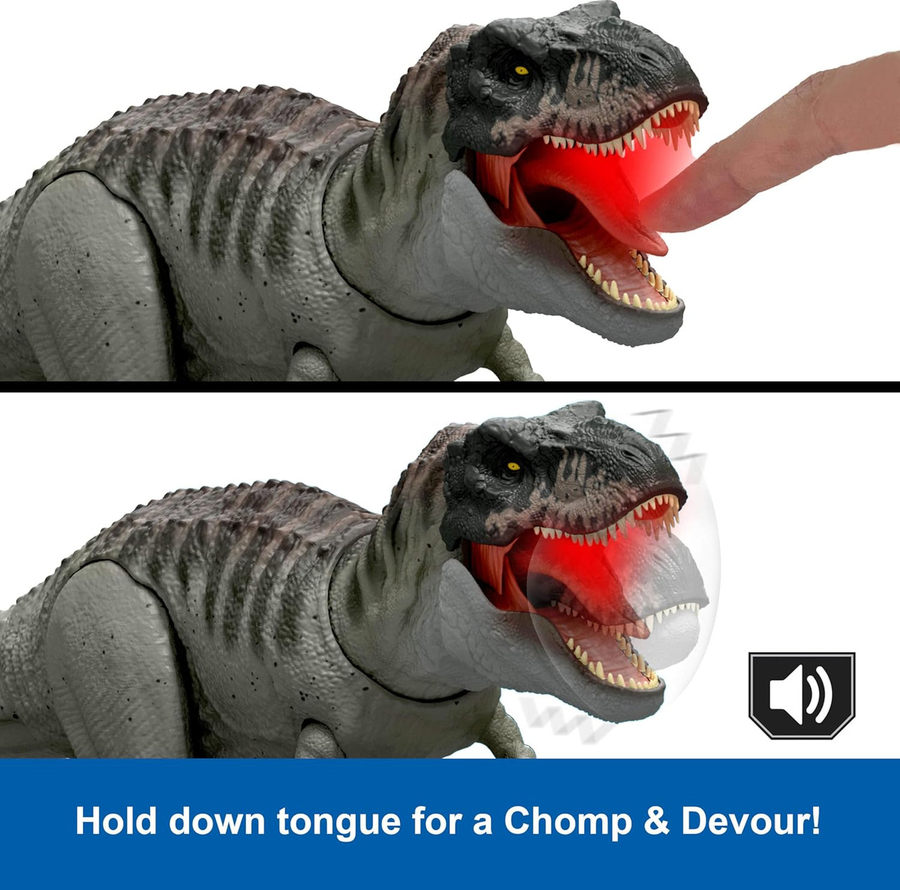 Jurassic World Rebirth Power Devour Tyrannosaurus Rex Action Figure