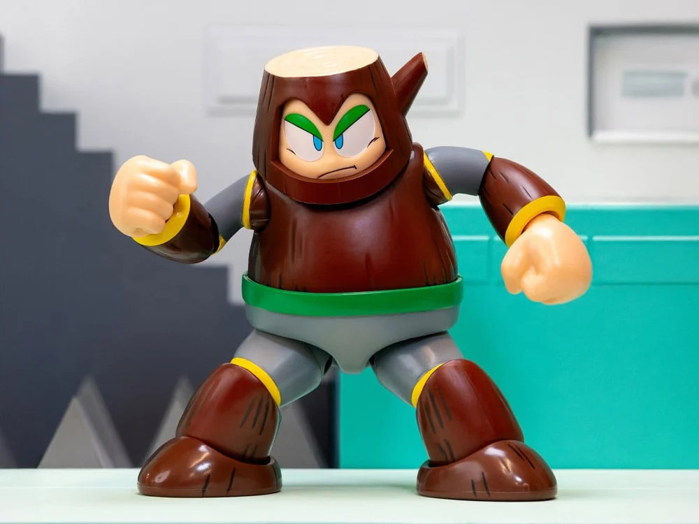 アカマント　ミニチュア Jada MEGA MAN Wood Man 1/12 scale deluxe action figure