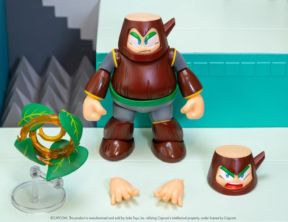Jada MEGA MAN Wood Man 1/12 scale deluxe action figure