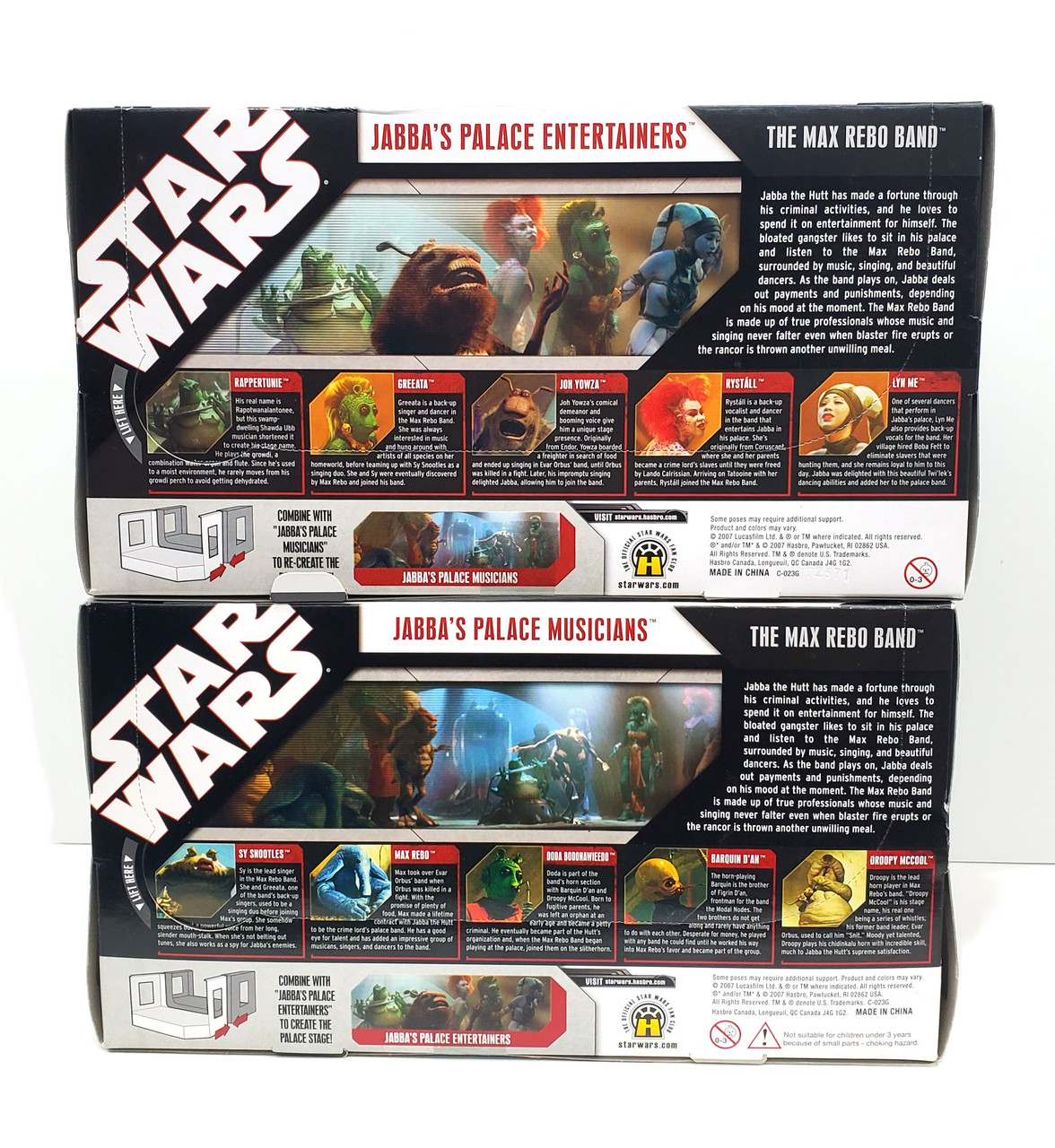 Hasbro (2007) Star Wars Max Rebo Band Jabba's Palace Musicians and