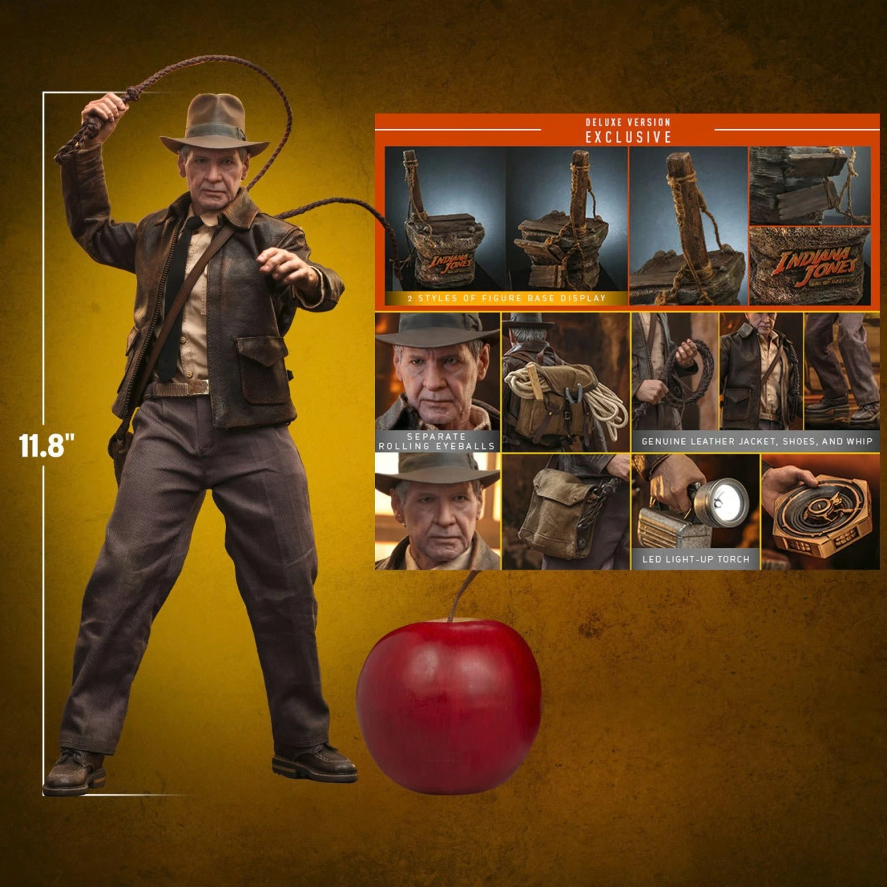 Hot Toys MMS717 Indiana Jones and the Dial of Destiny Deluxe Sixth