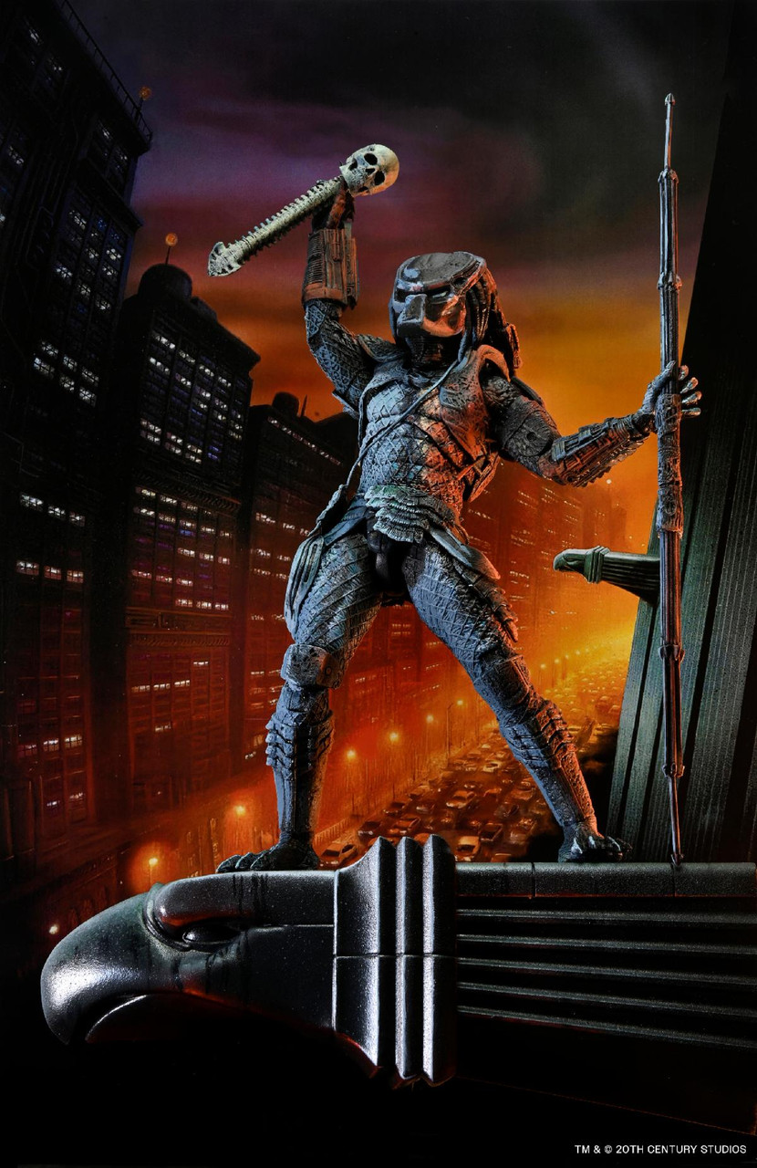 NECA Predator 2 - 7” Scale Action Figure - City Hunter Poster Series