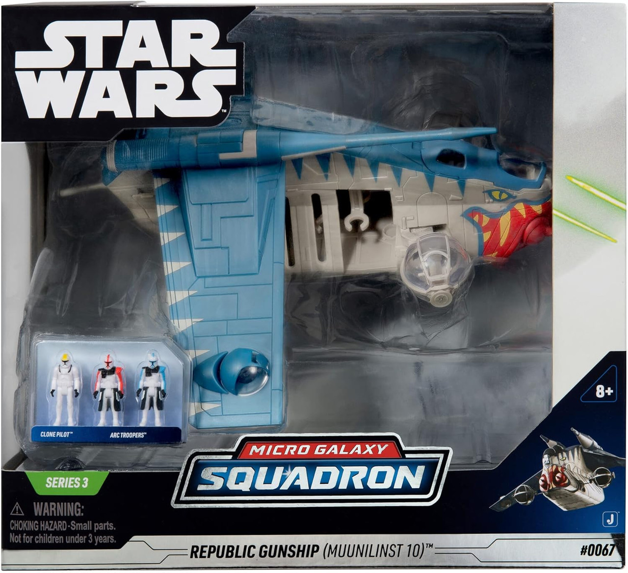 Jazwares Star Wars Micro Galaxy Republic Gunship (Muunilinst-10)
