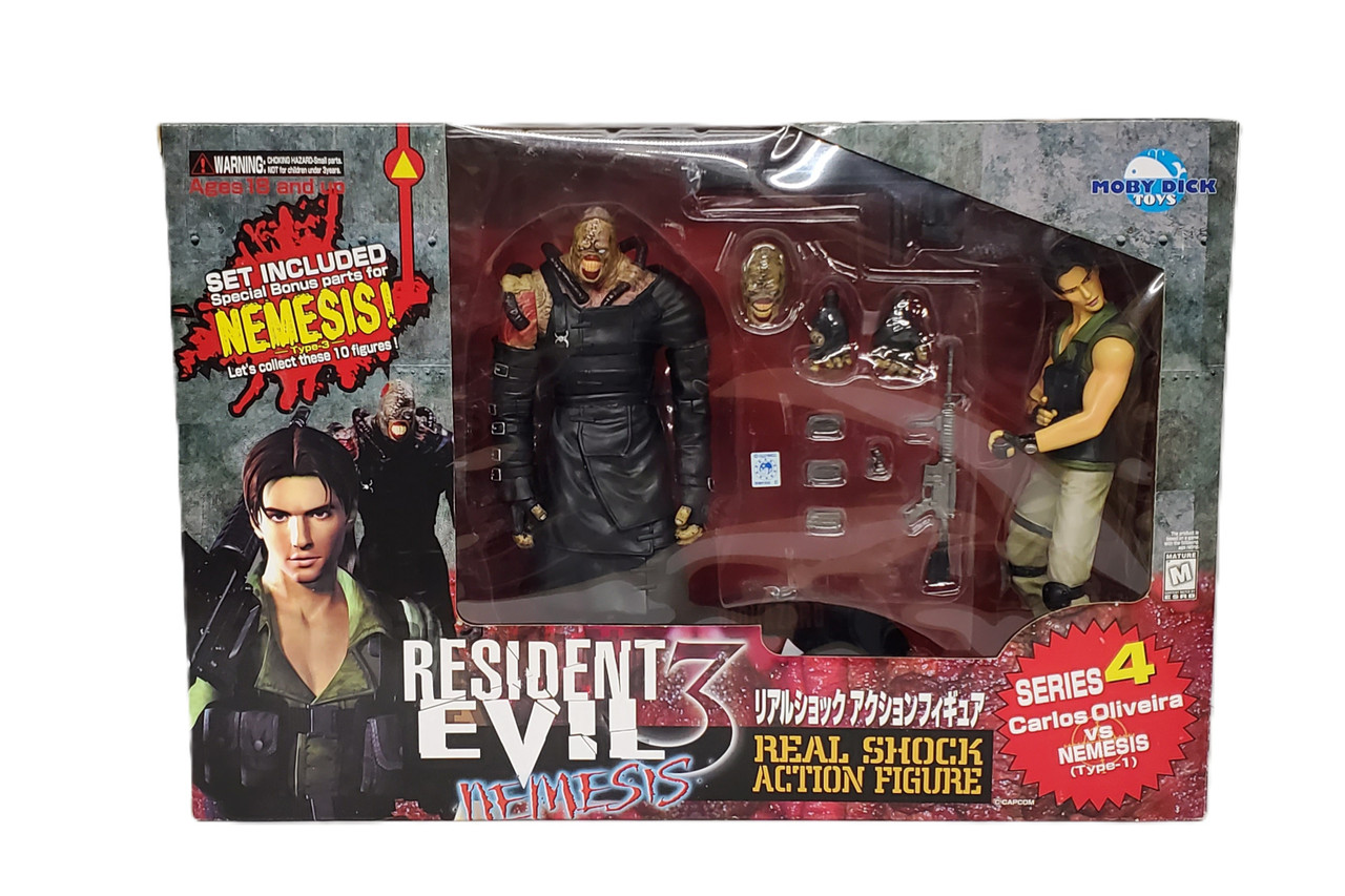 Toycom (2001) Resident Evil 3 Nemesis Series 4 Carlos Oliveira vs