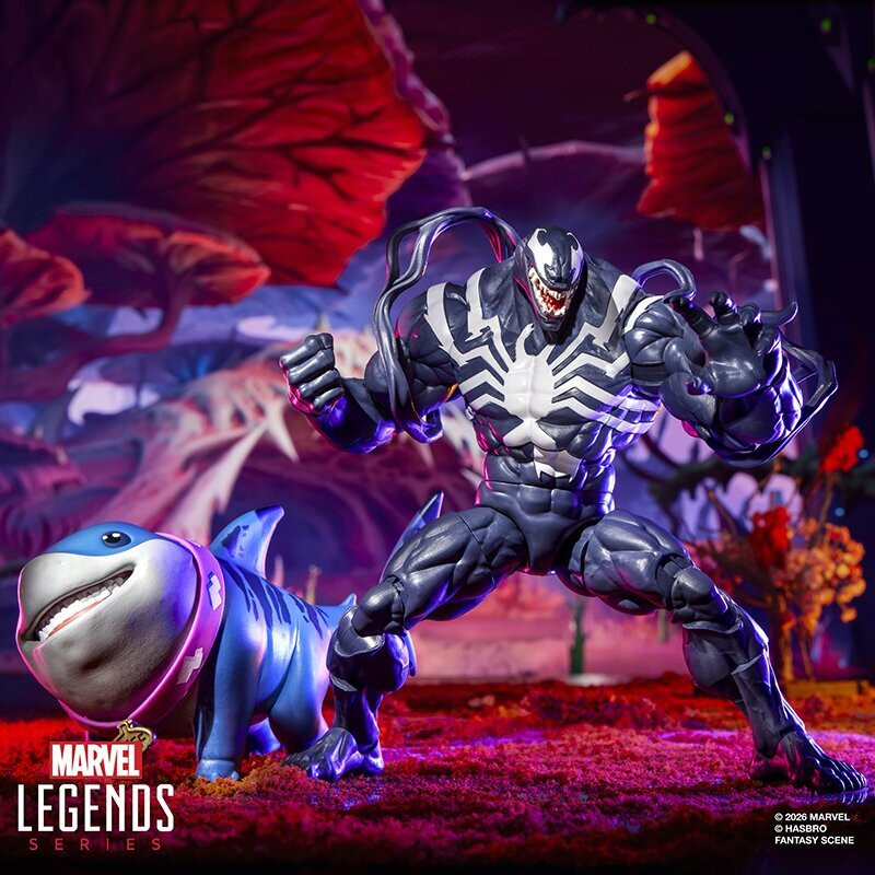 Hasbro Marvel Legends Rivals Venom and Jeff the Land Shark 2 Pack