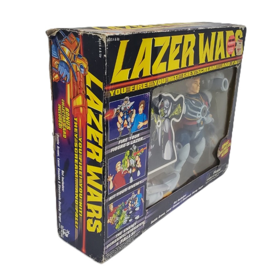 Toy Island (1998) LAZER WARS Colonel Chance action figure