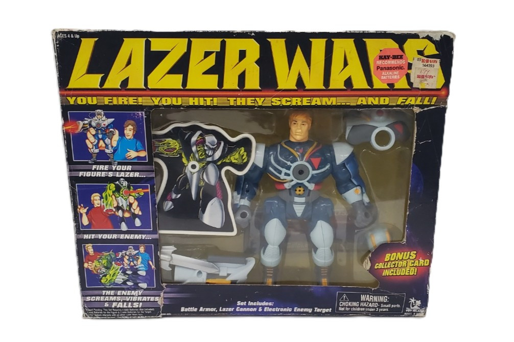 トイアイランド ランボー フィギュアセット 90s Toy Island (1998) LAZER WARS Colonel Chance action figure