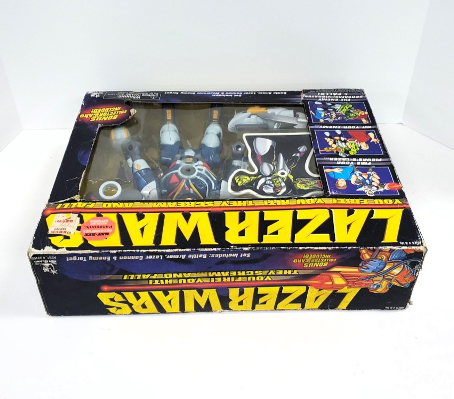 Toy Island (1998) LAZER WARS Colonel Chance action figure