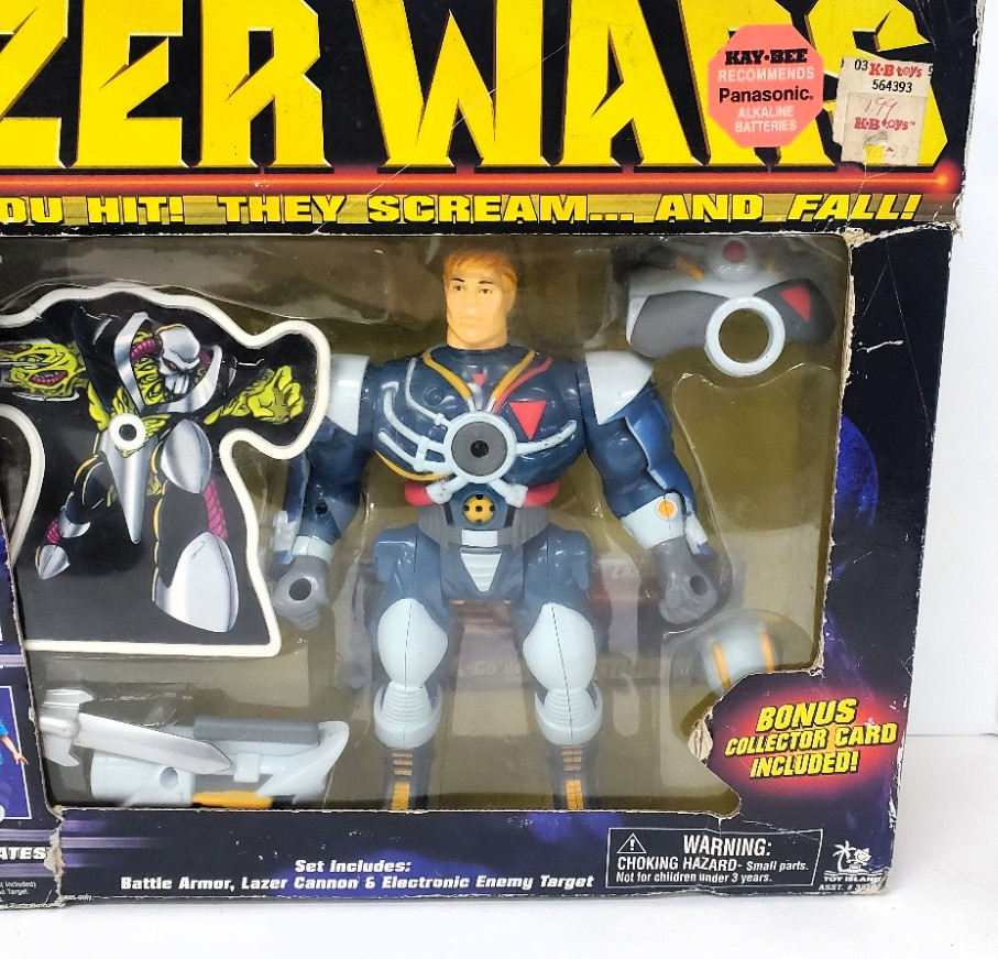 Toy Island (1998) LAZER WARS Colonel Chance action figure