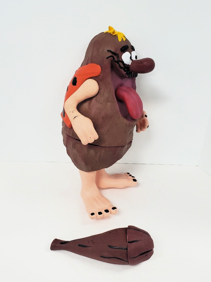 JUMBO Mexican Bootleg Hanna Barbera Captain Caveman vinyl figure 14”