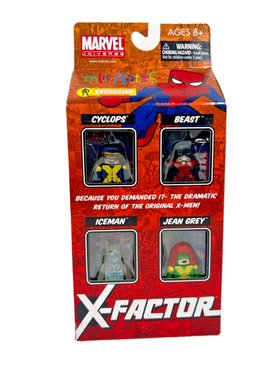 Minimates Marvel X-Factor Set Cyclops, Beast, Iceman, Jean Grey