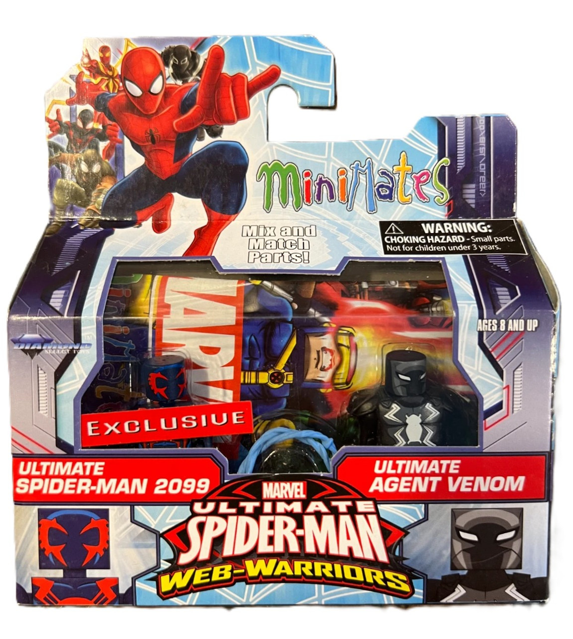 Minimates Marvel Ultimate Spider-Man Web-Warriors 2PK