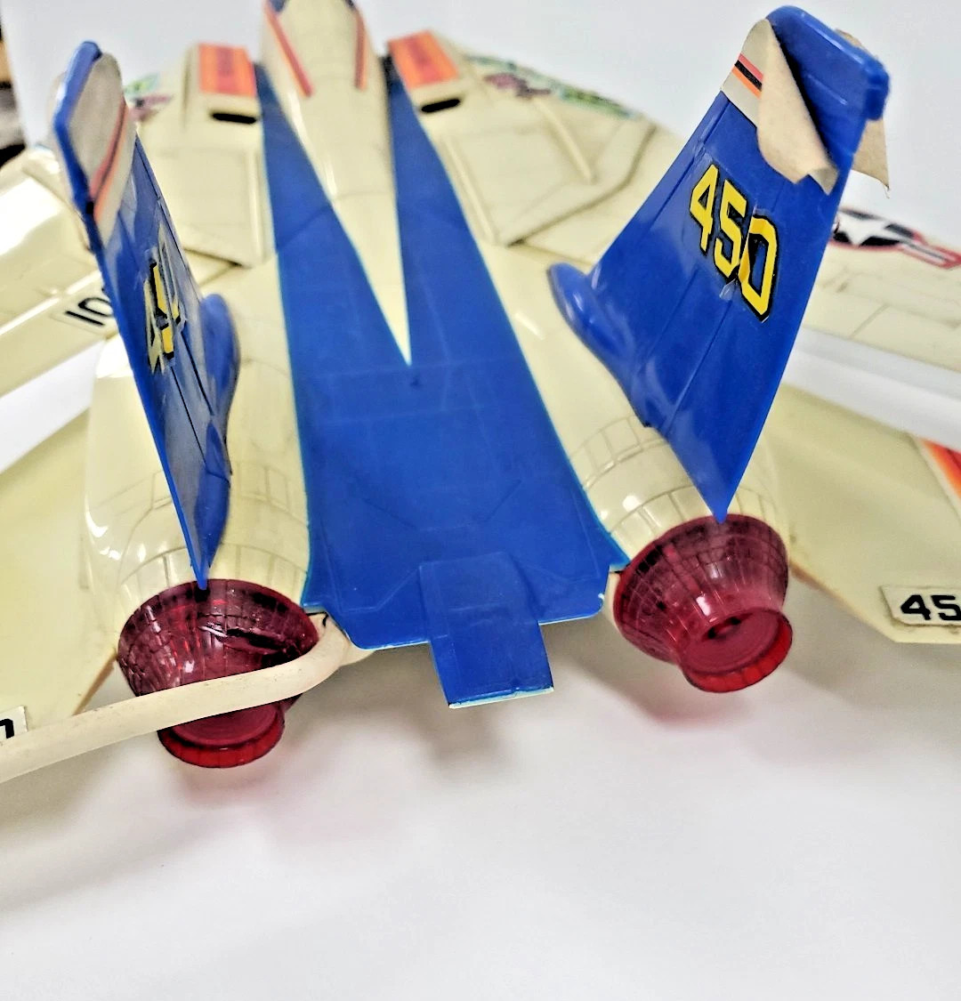 New Bright (1990) GI Joe KO Skystriker N F-14 Tomcat RC Fighter Jet